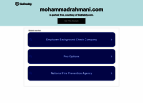 mohammadrahmani.com preview