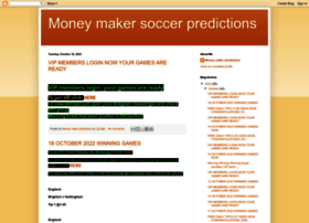 moneymakersoccerpredictions.blogspot.co.uk preview