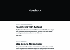neethack.com preview