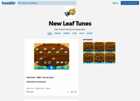 newleaftunes.tumblr.com preview