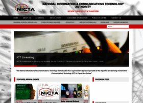 nicta.gov.pg preview