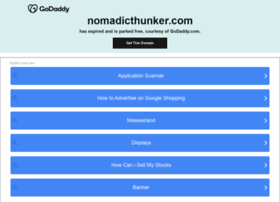 nomadicthunker.blogspot.in preview