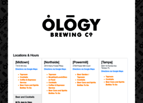 ologybrewing.com preview