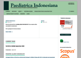 paediatricaindonesiana.org preview