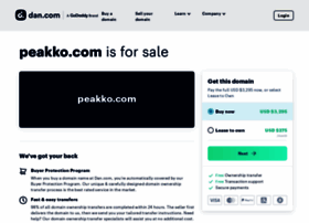 peakko.com preview
