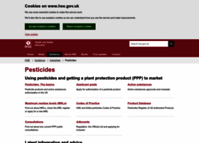 pesticides.gov.uk preview