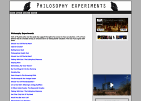 philosophyexperiments.com preview