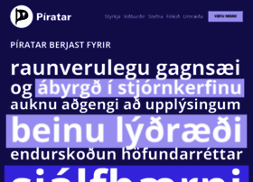 piratar.is preview