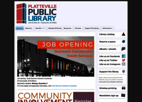 plattevillepubliclibrary.org preview