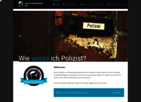 polizeiausbildung24.de preview