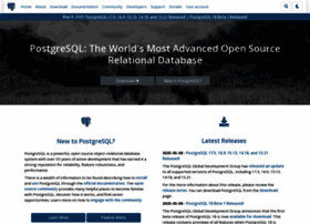 postgresql.org preview