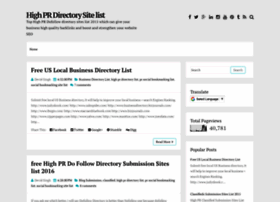 prdirectory-list.blogspot.in preview