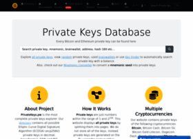 Privatekeys.pw - Bitcoin Private Keys Directory