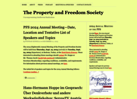 propertyandfreedom.org preview