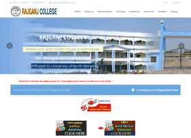 rajganjcollege.org.in preview