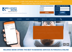 reliancebank.com preview