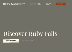 rubyfalls.com preview