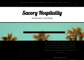 savoryhospitality.com preview