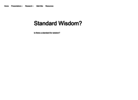 standardwisdom.com preview
