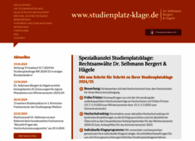 studienplatz-klage.de preview