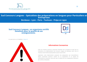 sud-concours-langues.fr preview
