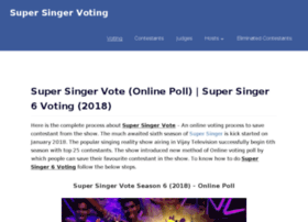 supersingervote.com preview