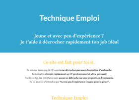 technique-emploi.com preview