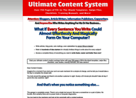 ultimatecontentsystem.com preview