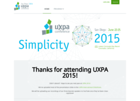 uxpa2015.org preview