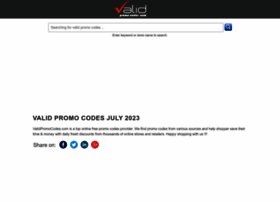 validpromocodes.com preview