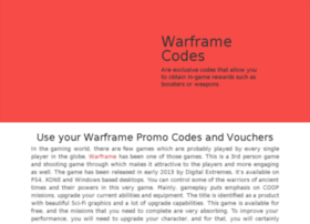warframecodes.com preview