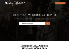 weddingofficiants.com preview