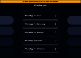 whastup.com preview