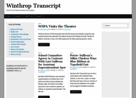 winthroptranscript.com preview