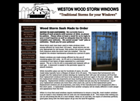 woodenstormwindows.net preview