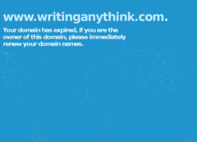 writinganythink.com preview